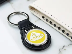 Lotus Designer Schlüsselanhänger Stilvoll Minimal Premium